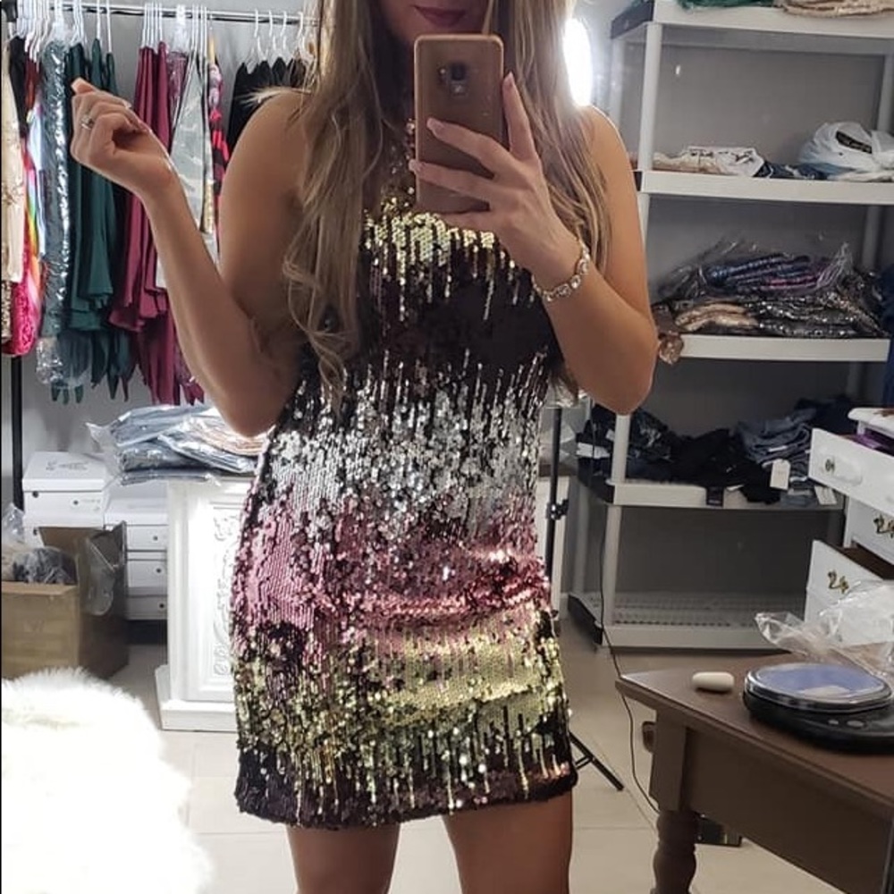 Small Sequin mini dress